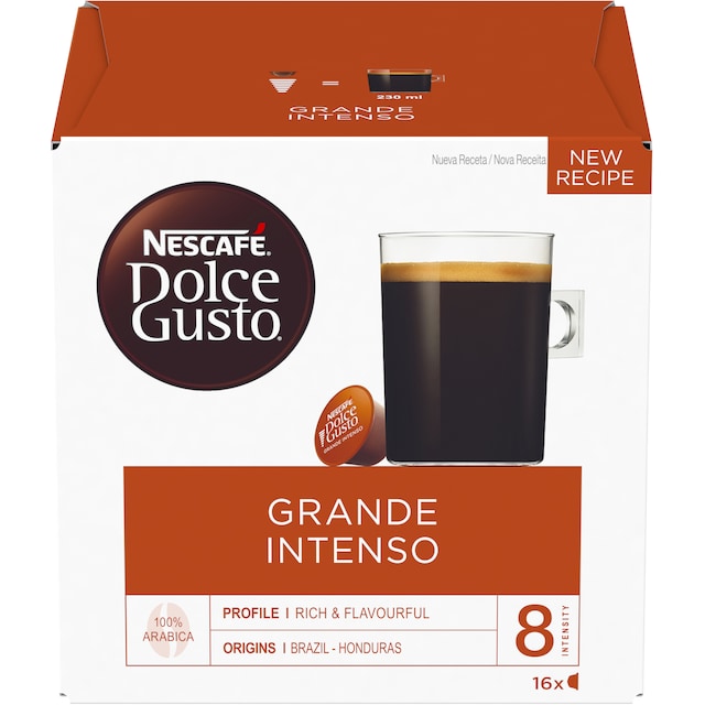 NESCAFÉ Dolce Gusto Grande Intenso kahvikapselit (16 kpl)