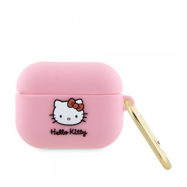 Hello Kitty AirPods Pro Kuori Liquid Silicone Vaaleanpunainen