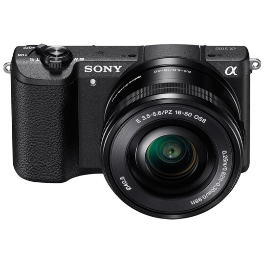 Sony Alpha A5100 järjestelmäkamera + 16-50 mm (musta) - Gigantti  verkkokauppa