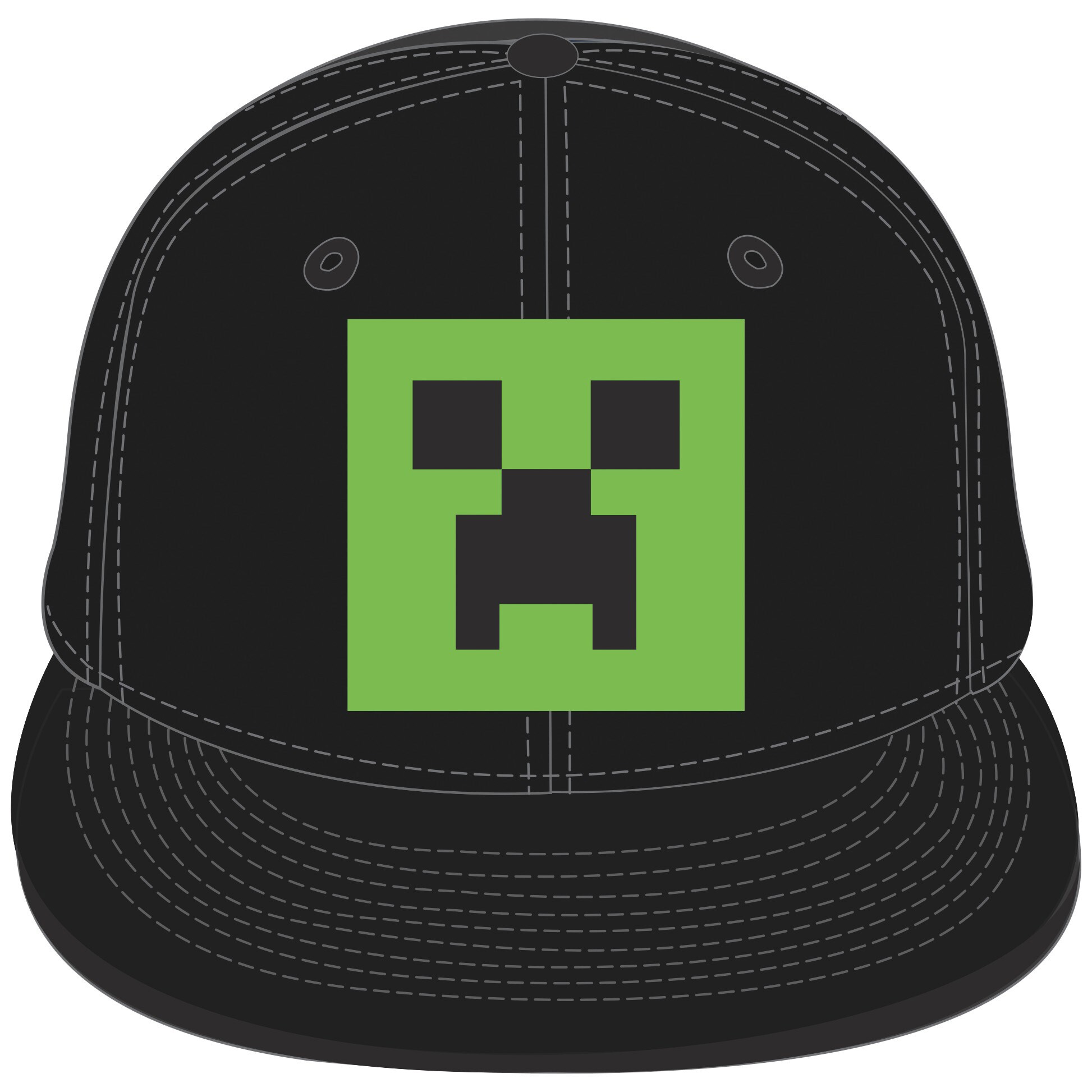 Minecraft - Creeper lippalakki (musta/vihreä) - Gigantti verkkokauppa