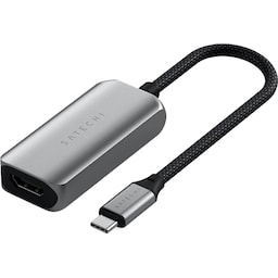Satechi USB-C - HDMI 2.1 kaapeli (harmaa)