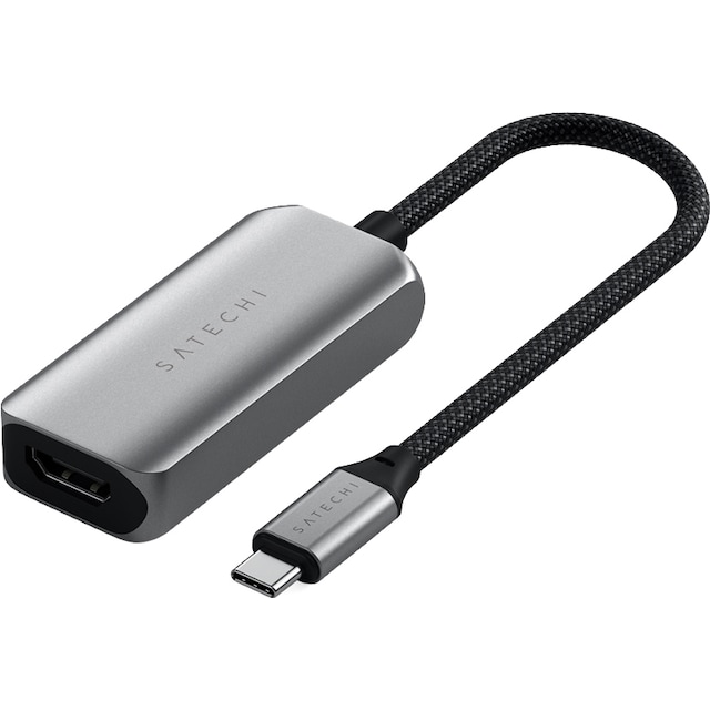 Satechi USB-C - HDMI 2.1 kaapeli (harmaa)