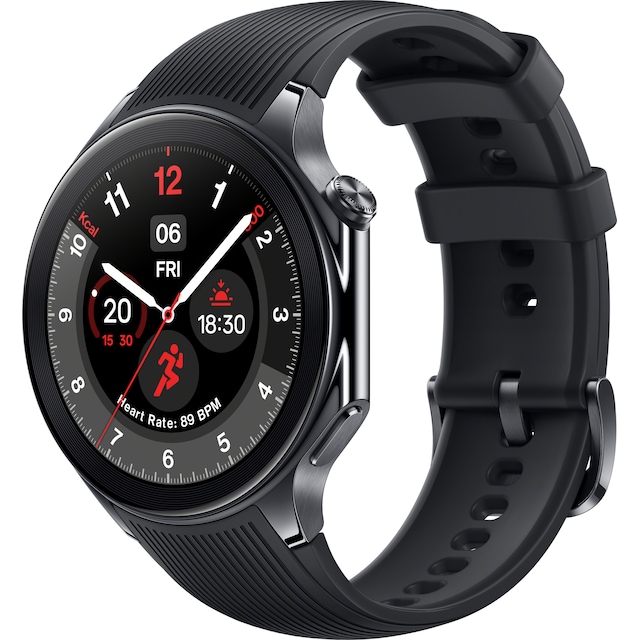 OnePlus Watch 2 hybridiälykello 46 mm (musta)