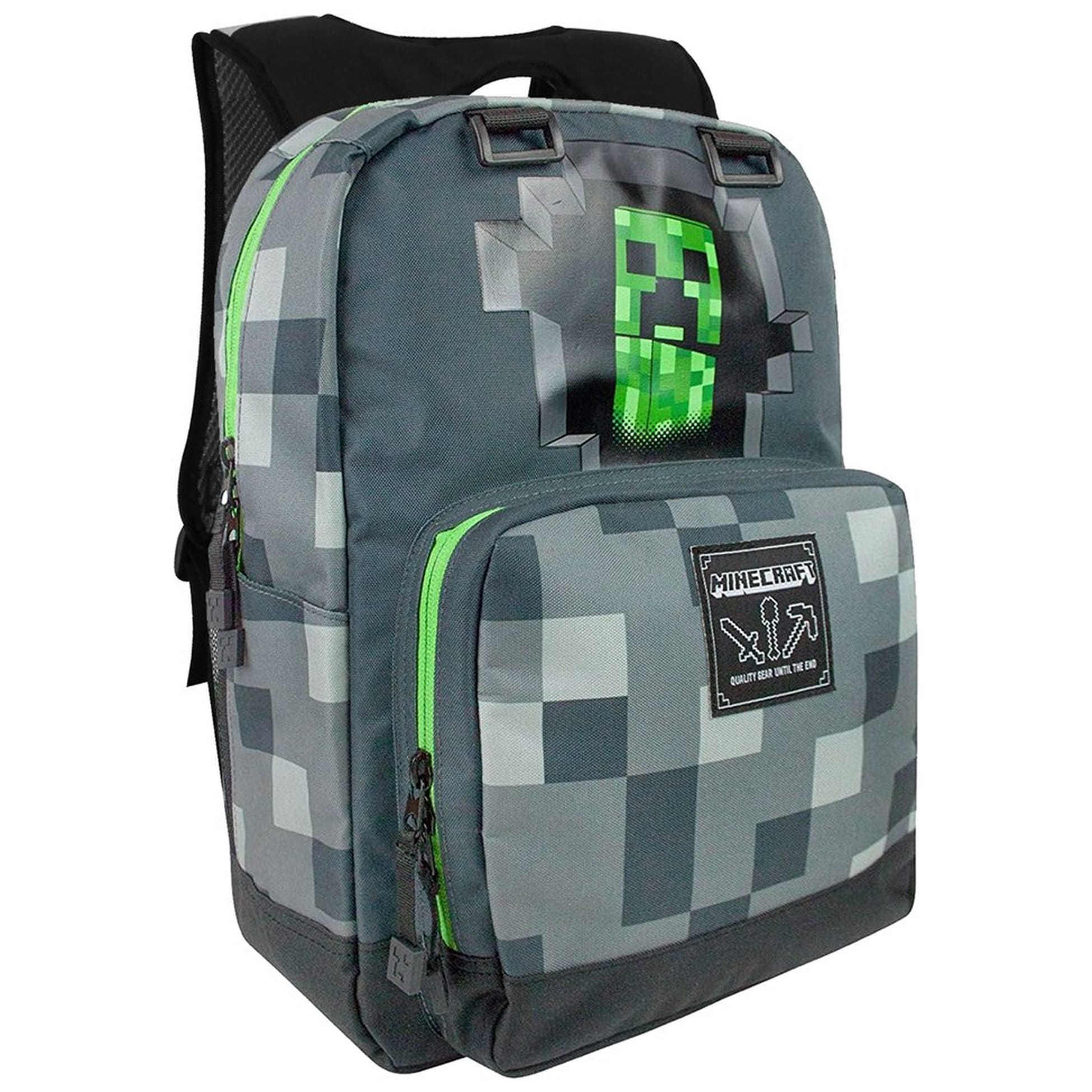 Minecraft Creepy Creeper reppu (vihreä) - Gigantti verkkokauppa
