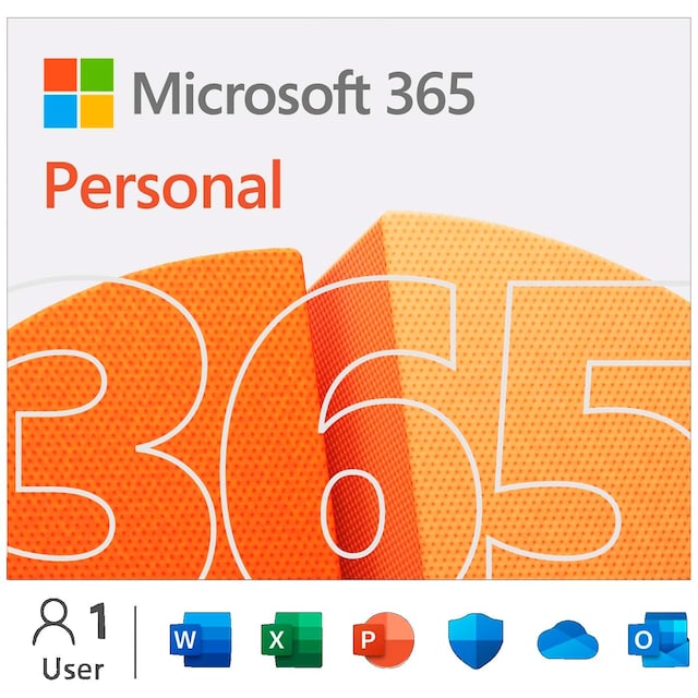 Microsoft 365 Personal -12 kuukauden tilaus + 3 kuukautta lisää