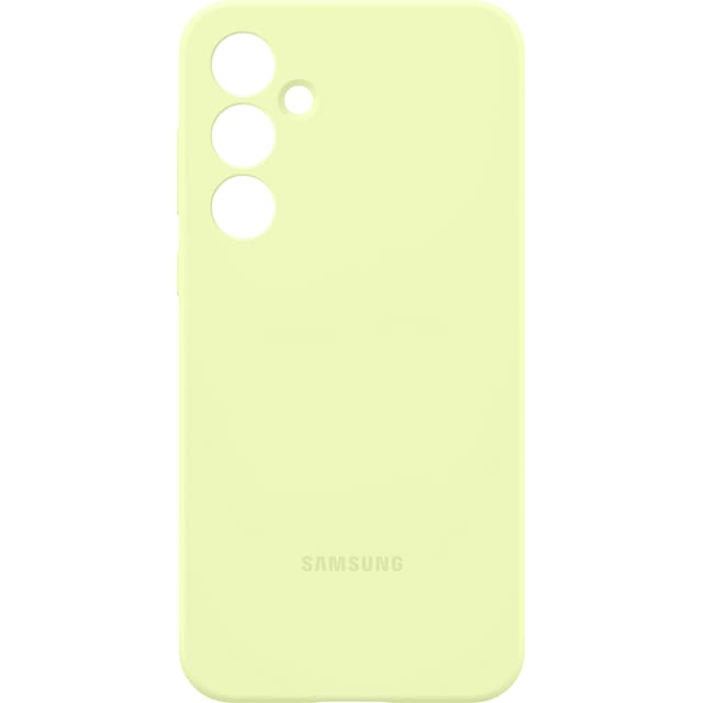 Samsung Galaxy A55 5G Silicone suojakuori (lime)