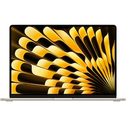 MacBook Air 15 2024 M3/8 GB/256 GB (tähtivalkea)