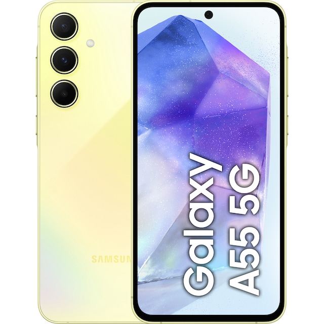 Samsung Galaxy A55 5G älypuhelin 8/256 GB (keltainen)