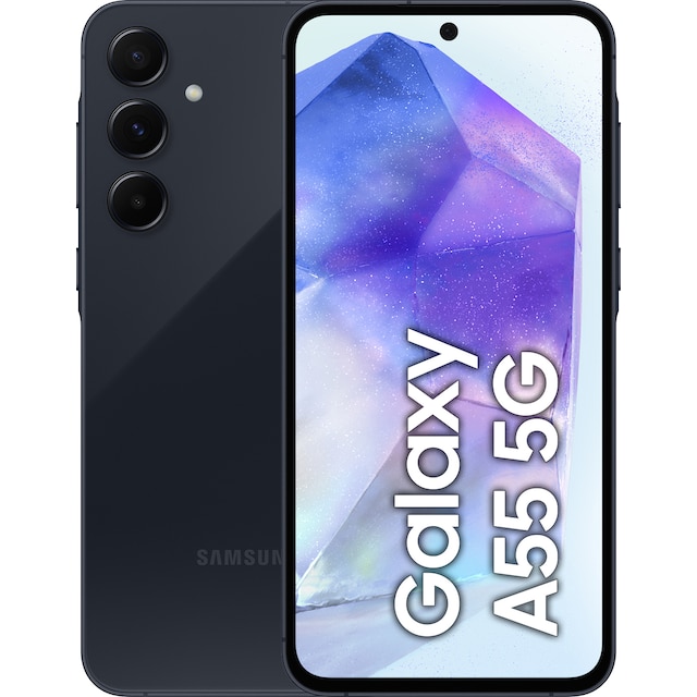 Samsung Galaxy A55 5G älypuhelin 8/256 GB (laivastonsininen)