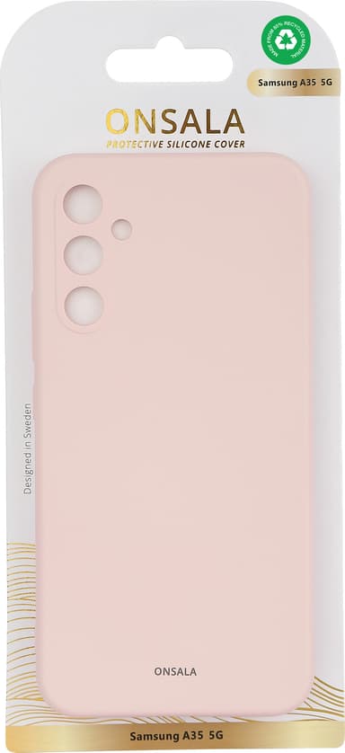 Onsala Samsung Galaxy A35 5G silikonikuori (pinkki)