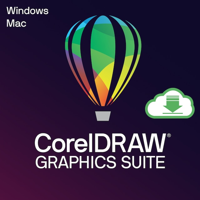 CorelDRAW® Graphics Suite 2024 - PC Windows,Mac OSX