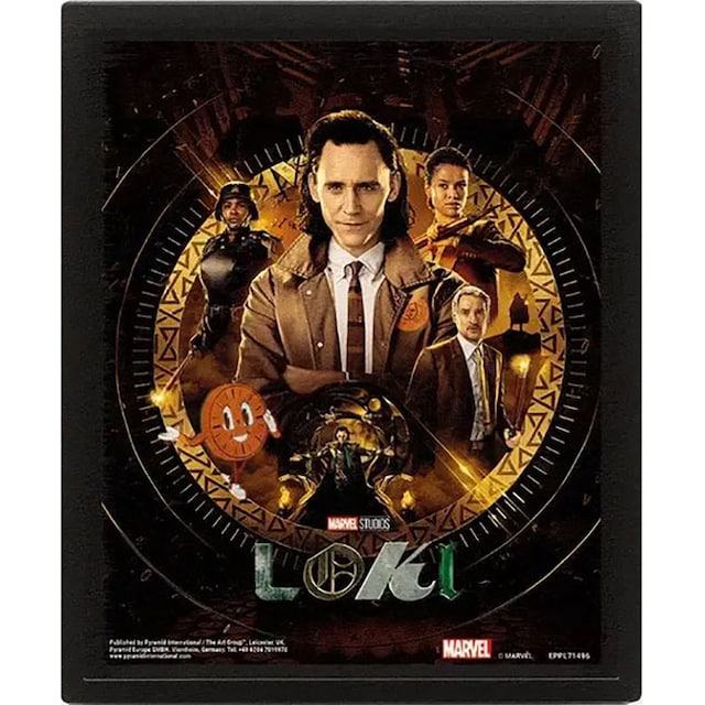 Pan Vision Loki 3D juliste (Glorious Purpose)