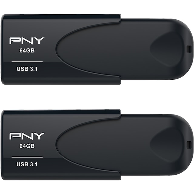 PNY Attache 4 USB 3.1 flash-muisti 64 GB (2 kpl)