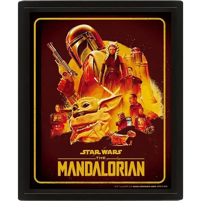 Pan Vision The Mandalorian S2 3D juliste (Montage)