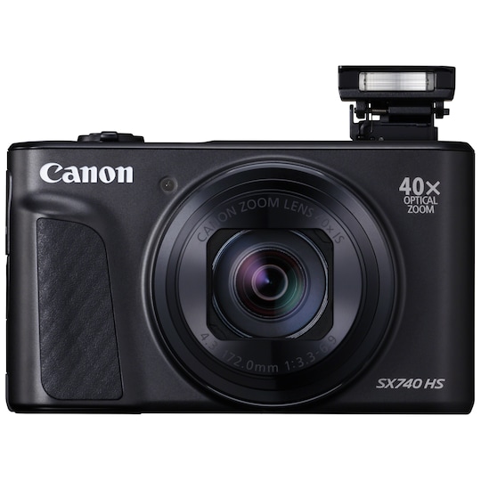 Canon PowerShot SX740 HS zoom kamera (musta) - Gigantti verkkokauppa
