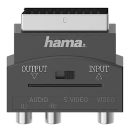 Hama 3 x RCA ja S-Video Scart adapteri