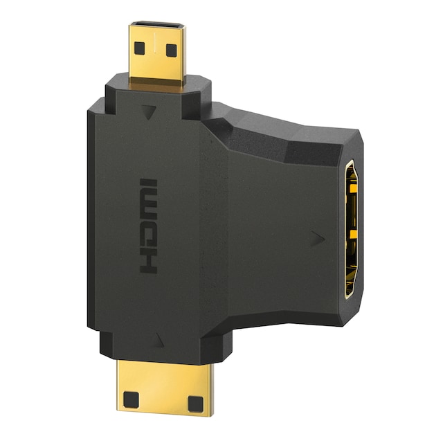 Hama HDMI -HDMI Mini ja HDMI micro adapteri
