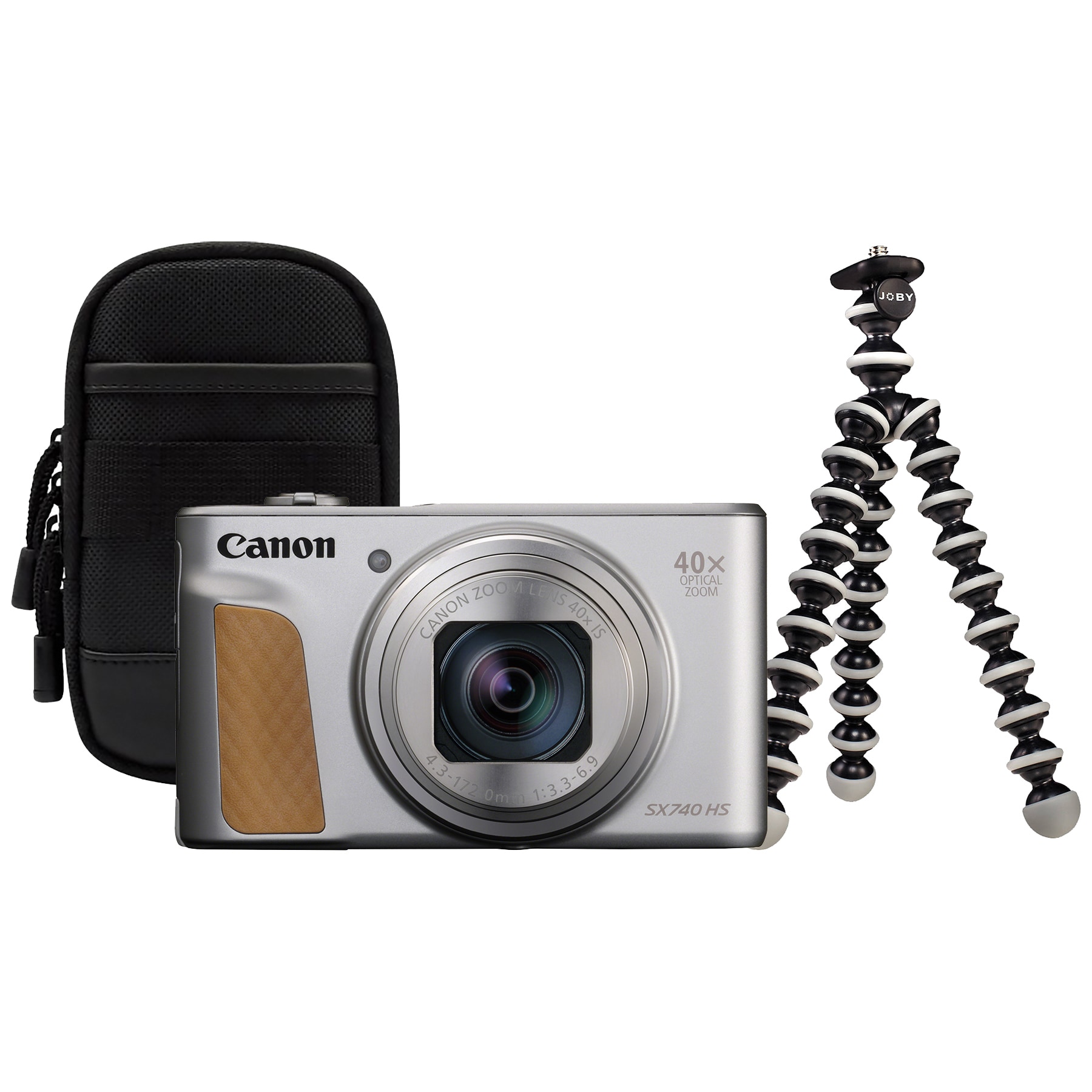 Canon PowerShot SX740 HS matkapakkaus (hopea) - Gigantti verkkokauppa