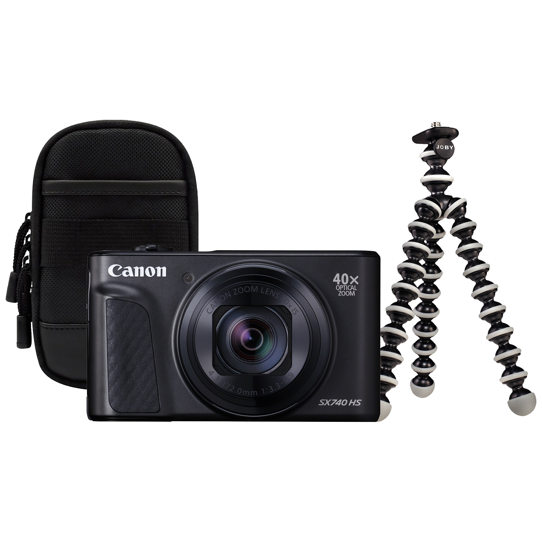 Canon PowerShot SX740 HS matkapakkaus (musta) - Gigantti verkkokauppa