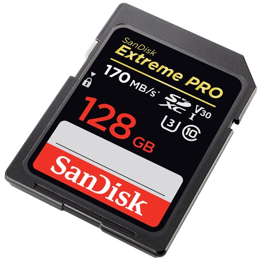 SanDisk SDXC Extreme Pro 128 GB muistikortti - Gigantti verkkokauppa