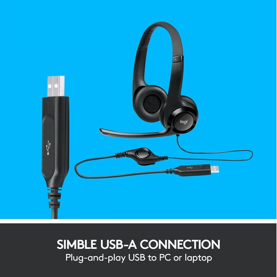 Logitech USB kuulokkeet H390 - Gigantti verkkokauppa