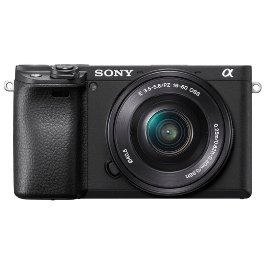Sony Alpha A6400 järjestelmäkamera + E PZ 16-50 mm f/3.5-5.6 OSS - Gigantti  verkkokauppa