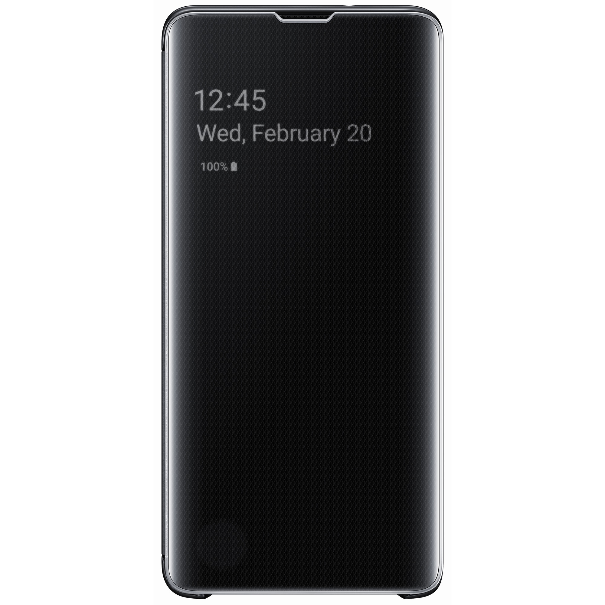 Samsung Galaxy S10 Clear View suojakuori (musta) - Gigantti verkkokauppa