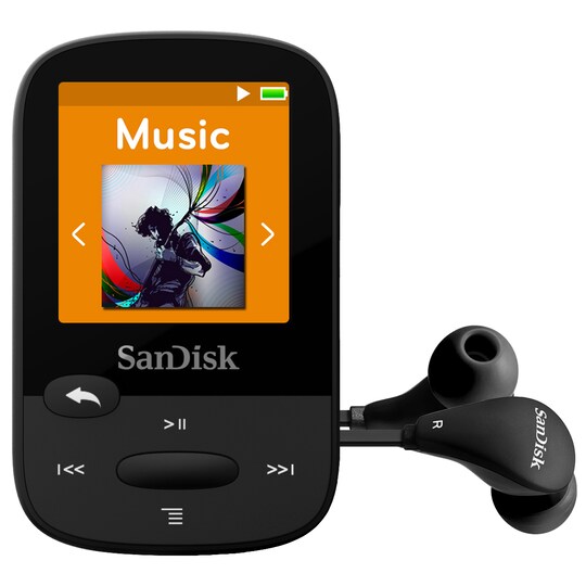 SanDisk Clip Sport MP3 soitin - Gigantti verkkokauppa