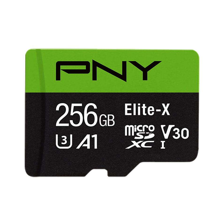 PNY Elite-X Micro SDXC U3 V30 muistikortti 256GB - Gigantti verkkokauppa