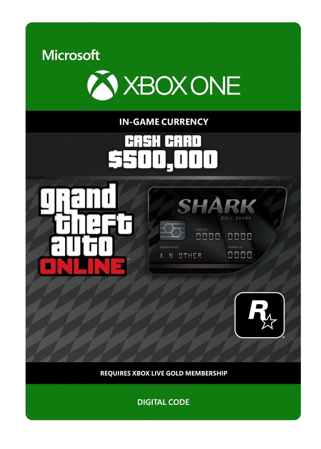Grand Theft Auto V Bull Shark Cash Card - XOne - Gigantti verkkokauppa