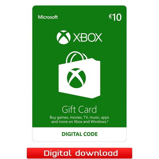 Xbox Live lahjakortti 10 EUR - Gigantti verkkokauppa