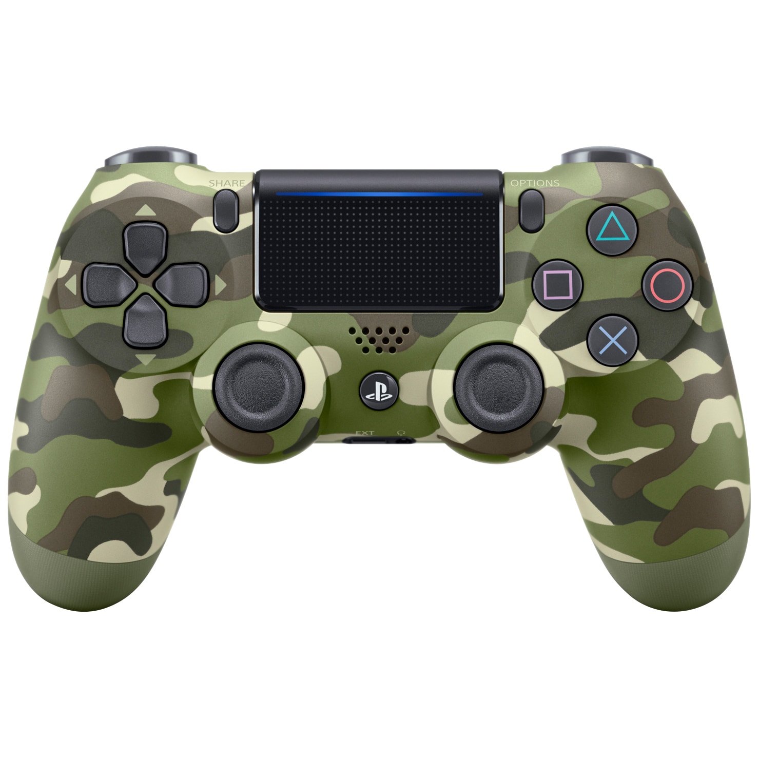 PS4 DualShock 4 v2 langaton ohjain (green camouflage) - Gigantti  verkkokauppa