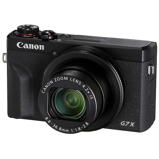 Canon PowerShot G7 X Mark III digikamera (musta) - Gigantti verkkokauppa