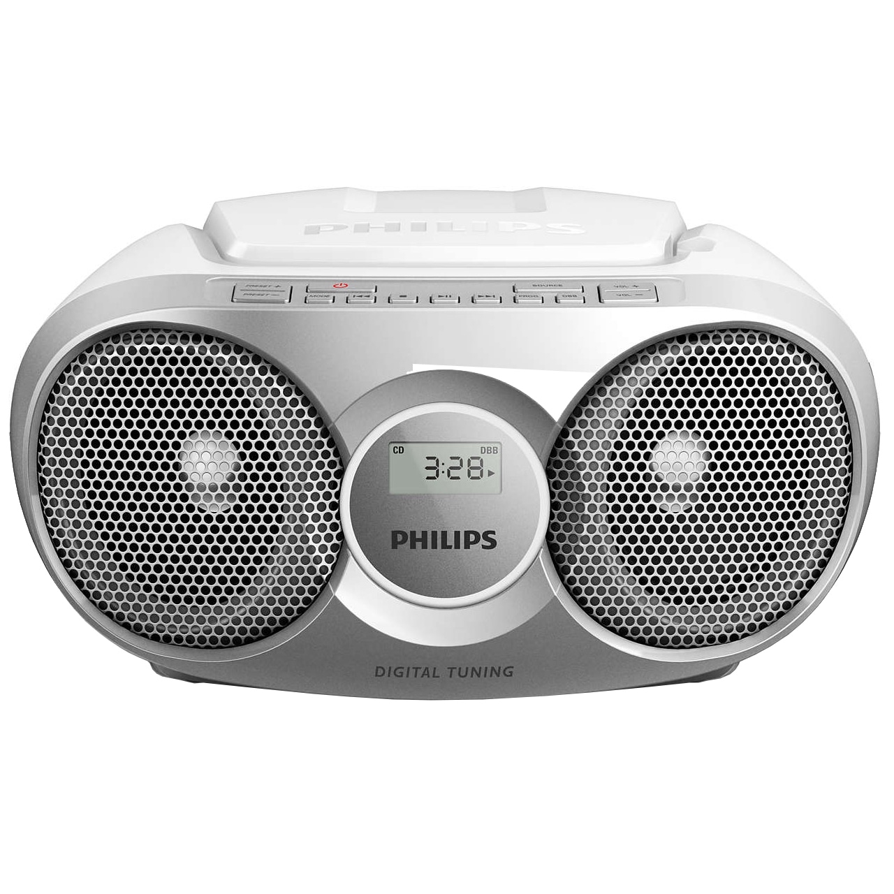 Philips CD soitin /FM radio AZ215S/12 (hopea) - Gigantti verkkokauppa