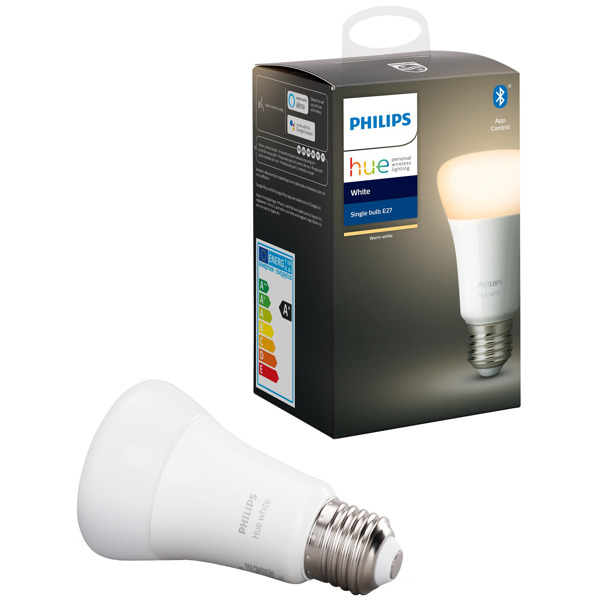 Philips Hue White LED lamppu A60 E27 - Gigantti verkkokauppa