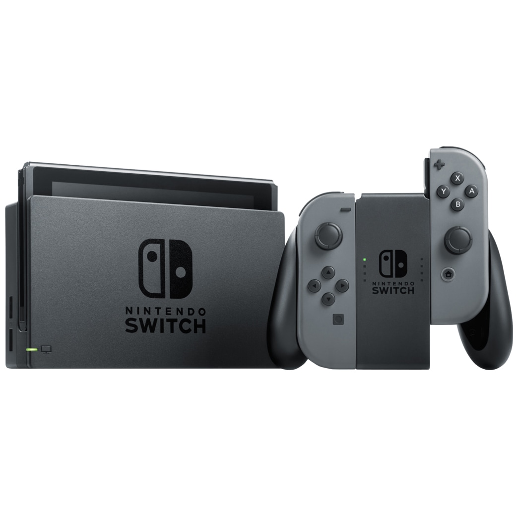 Nintendo Switch 2019 pelikonsoli + Joy-Con ohjaimet (harmaa) - Gigantti  verkkokauppa