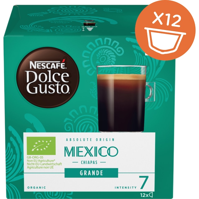 Nescafé Dolce Gusto Mexico Grande Organic kahvikapselit 12379395