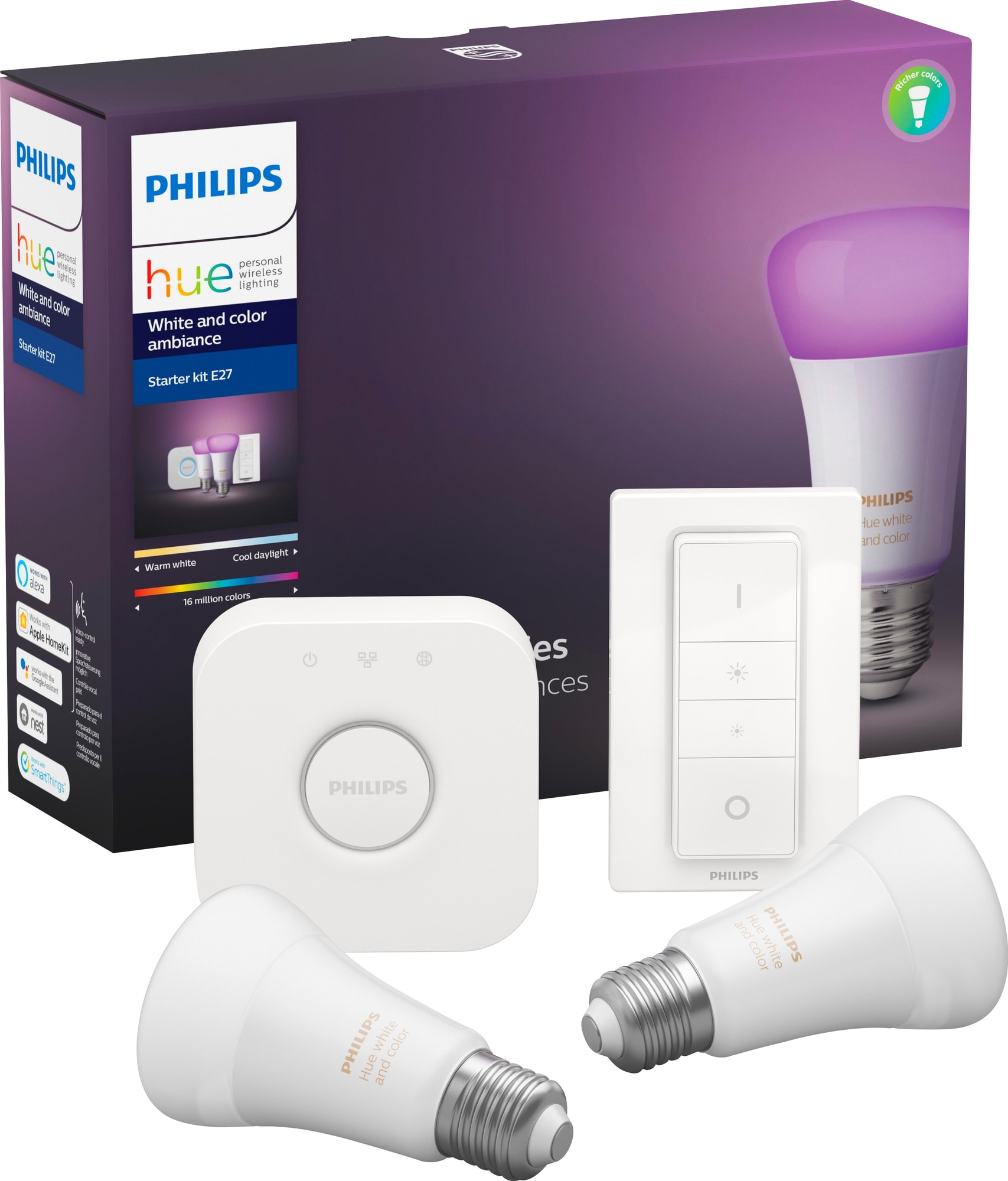 Philips Hue White and Color Ambiance aloituspakkaus 8718699701352 -  Gigantti verkkokauppa