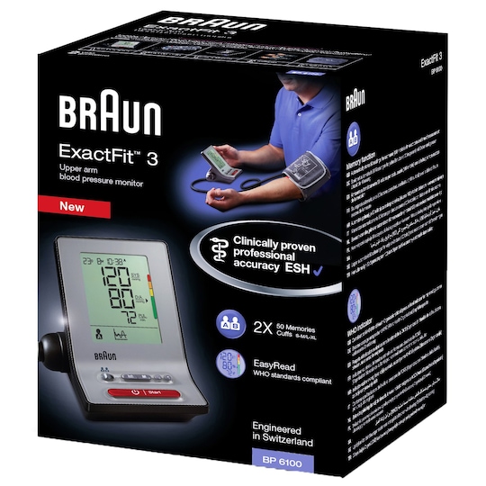 Braun ExactFit 3 verenpainemittari - Gigantti verkkokauppa