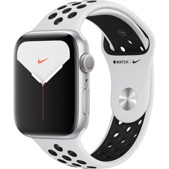 Apple Watch Series 5 Nike+ 44mm (hopea/musta Nike ranneke) - Gigantti  verkkokauppa