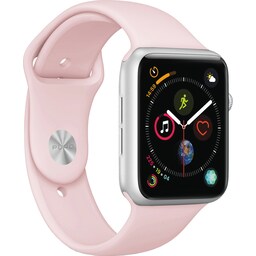 Puro Icon Apple Watch silikoninen urheiluranneke 42-45 mm (rose)