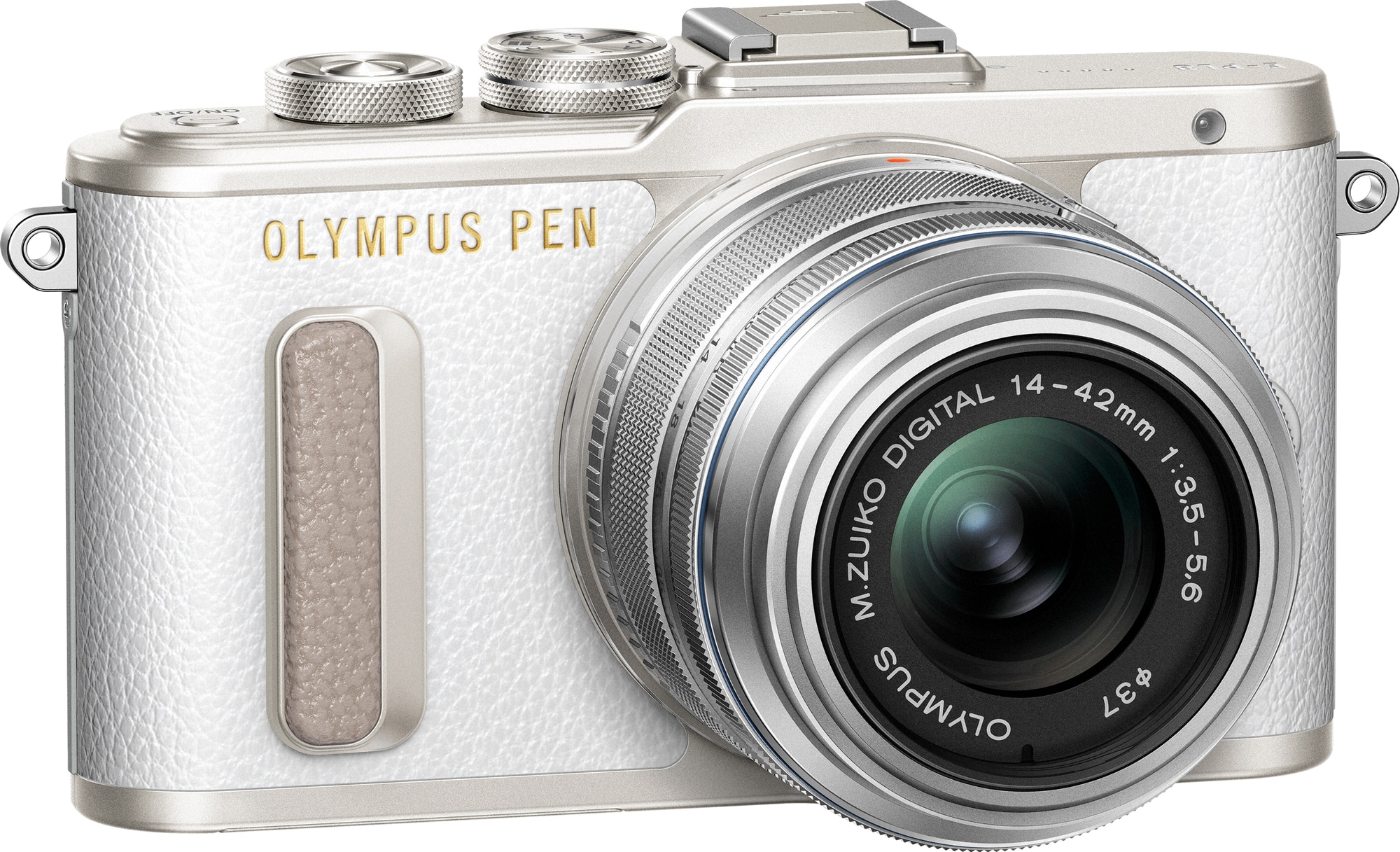 Olympus PEN E-PL8 CSC kamera +14-42 mm objektiivi 1442 IIR (valkoinen) -  Gigantti verkkokauppa