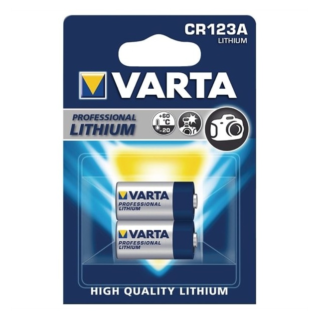 Varta Professional CR123A paristo (2 kpl)
