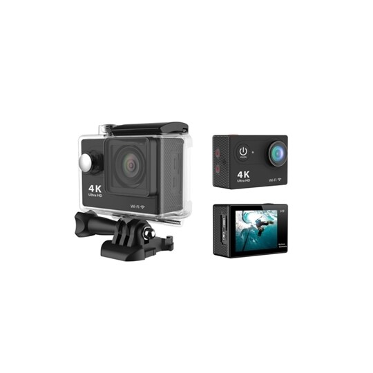 Action kamera H9 4K/12MP/Ultra HD Sportkamera - Gigantti verkkokauppa