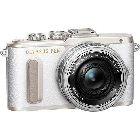 Olympus PEN E-PL8 CSC kamera +14-42 mm objektiivi Pancake Kit (valk.) -  Gigantti verkkokauppa