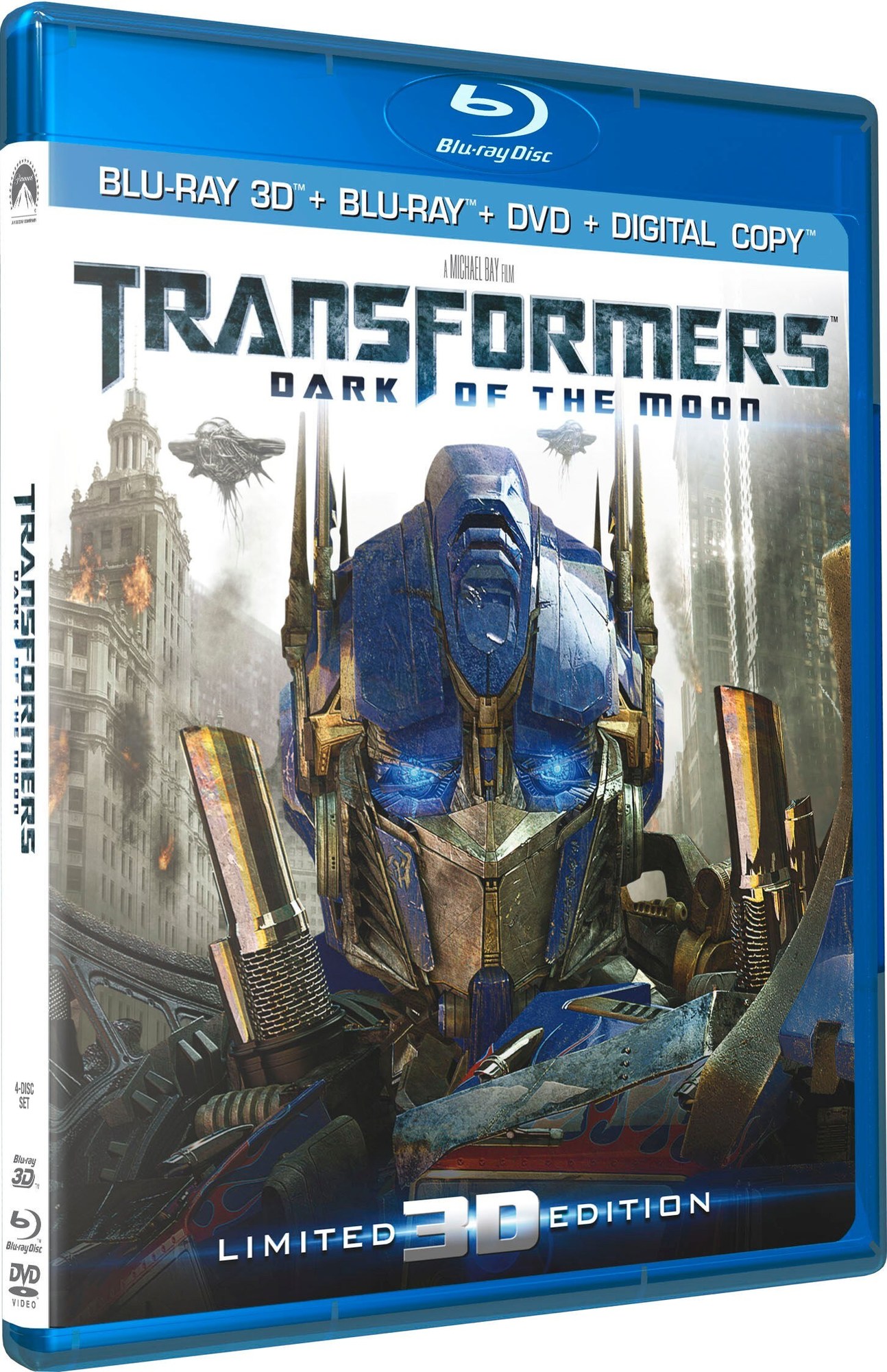 Transformers: Kuun pimeä puoli (3D Blu-ray) - Gigantti verkkokauppa