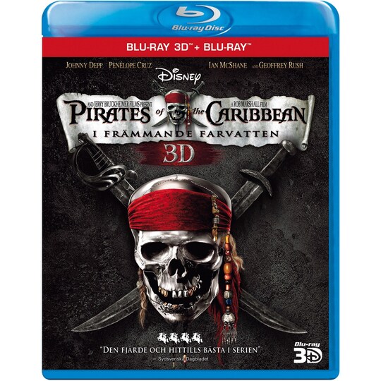 Pirates of the Caribbean-Vierailla Vesillä (3D Blu-ray) - Gigantti  verkkokauppa