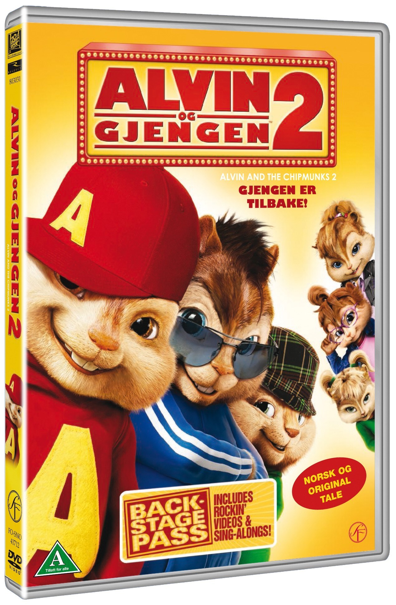 Alvin ja pikkuoravat 2 (DVD) - Gigantti verkkokauppa