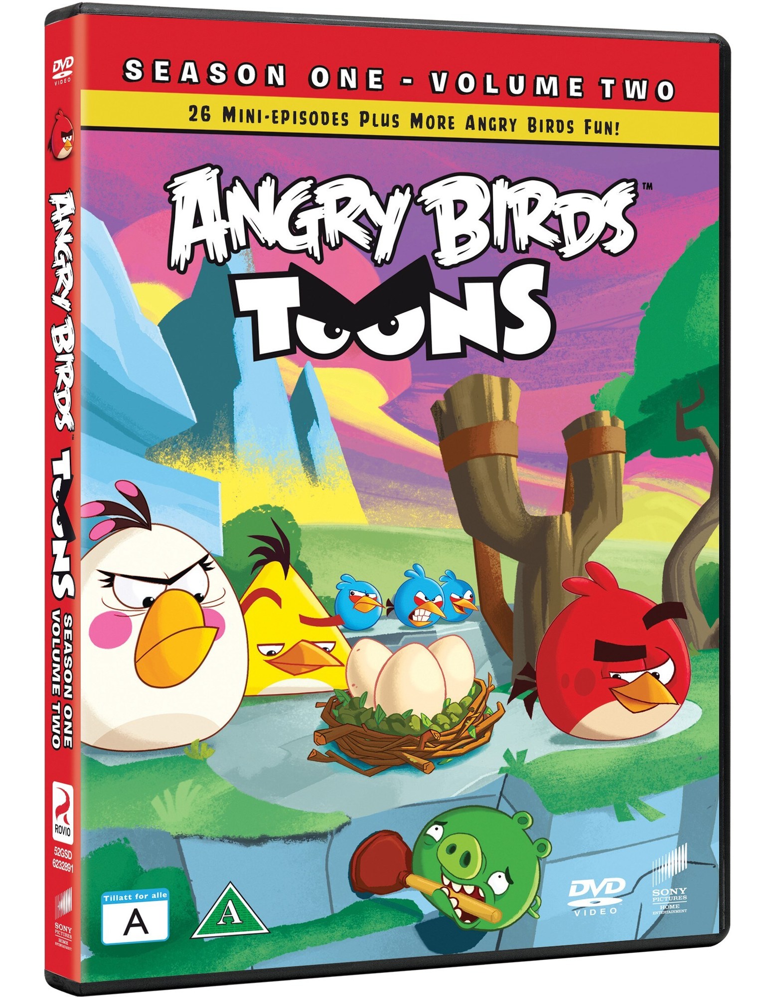 Angry Birds Toons - Kausi 1, osa 2 (DVD) - Gigantti verkkokauppa