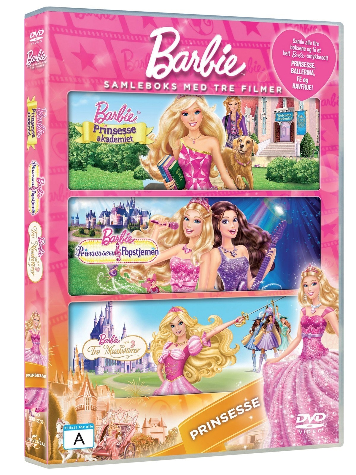 Barbie keräilyboksi: Prinsessa (DVD) - Gigantti verkkokauppa